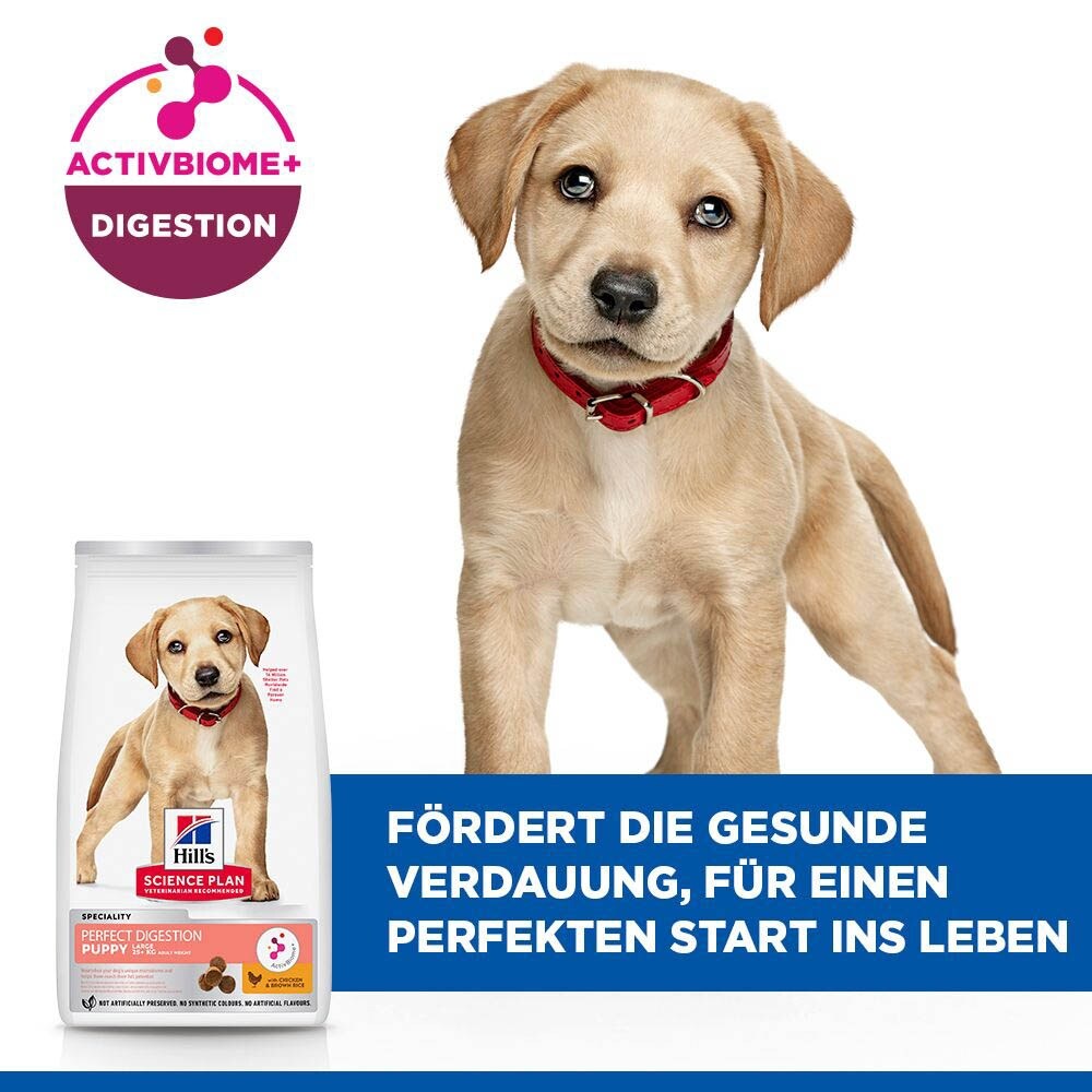 Hills Science Plan Perfect Digestion Large Breed Welpenfutter mit Huhn und braunem Reis_4