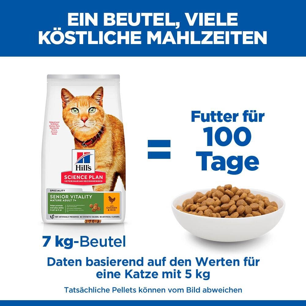 Hills Science Plan Mature Adult Senior Vitality Trockenfutter für Katzen_5