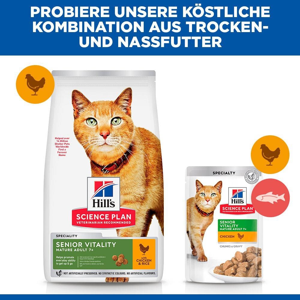Hills Science Plan Mature Adult Senior Vitality Trockenfutter für Katzen_6