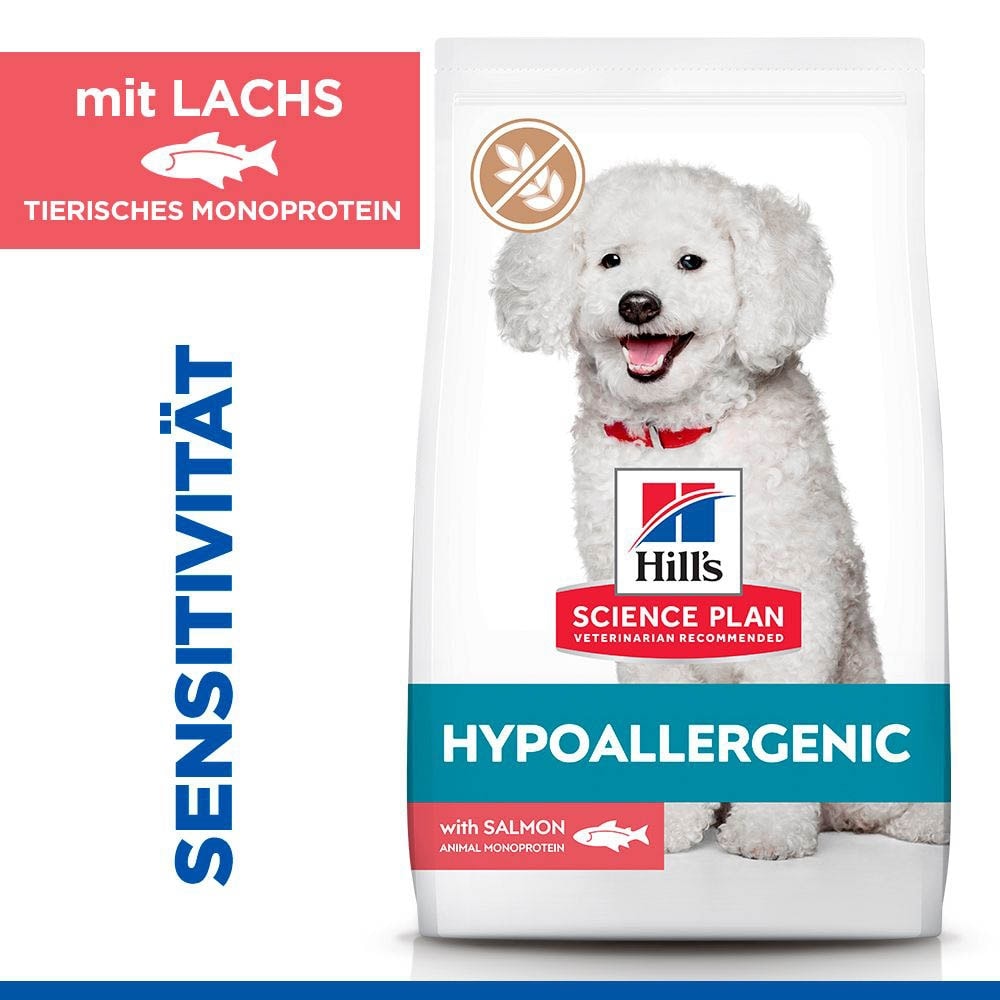Hills Science Plan Hypoallergenic Small & Mini Adult Trockenfutter mit Lachs_1