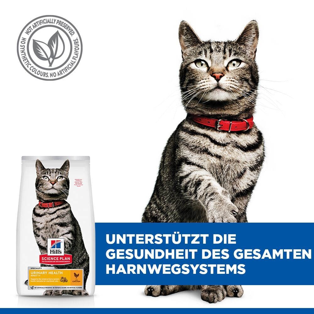 Hills Science Plan Urinary Health Hairball Control Huhn Katze_5