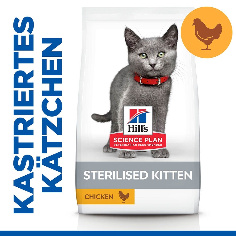 Hills Science Plan sterilised Kitten mit Huhn_1