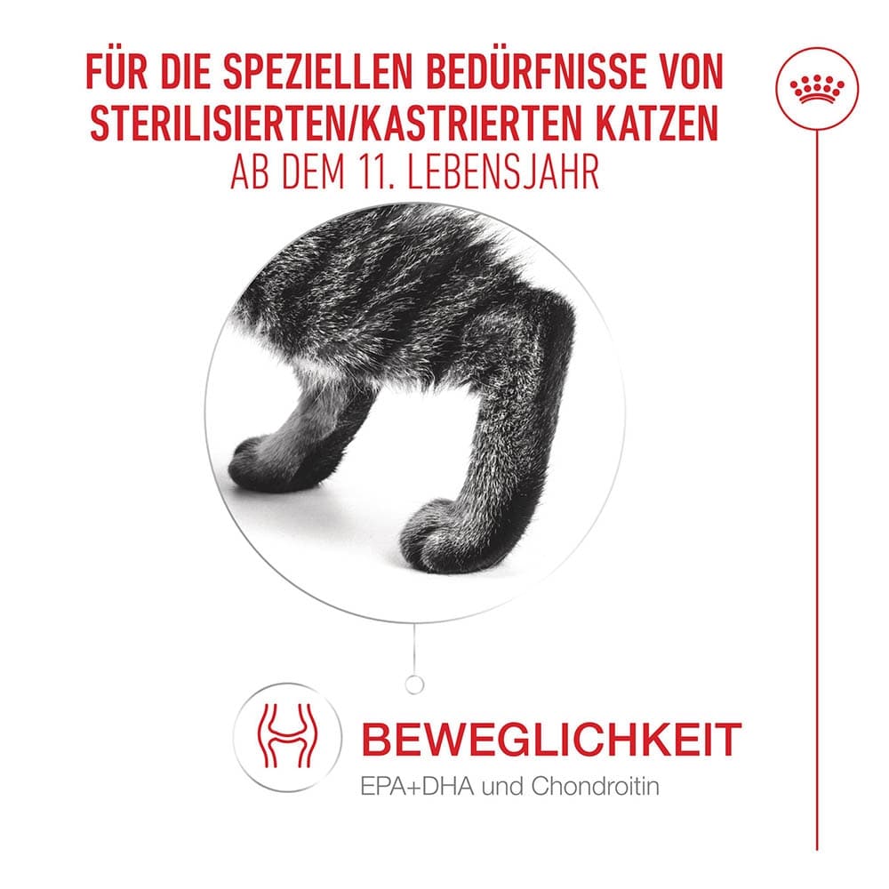 Royal Canin Ageing 11+ Sterilised Trockennahrung für kastrierte Senior Katzen_3