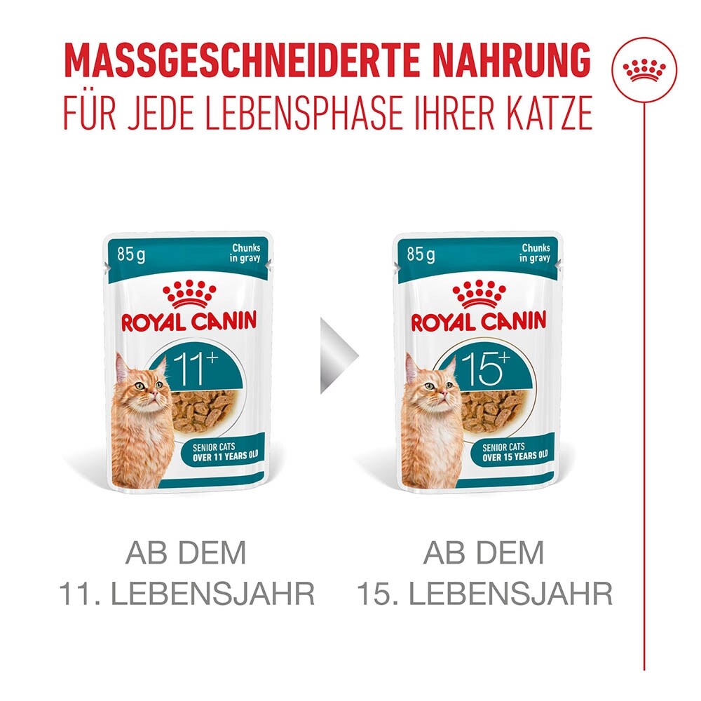 Royal Canin Ageing 11+ Feuchtnahrung in Soße für Senior Katzen ab dem 11. Lebensjahr_7
