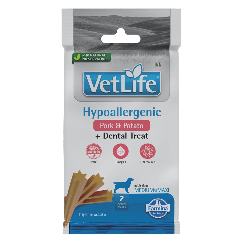 Farmina VetLife Hypoallergenic Dental Treat Schwein & Kartoffel_1