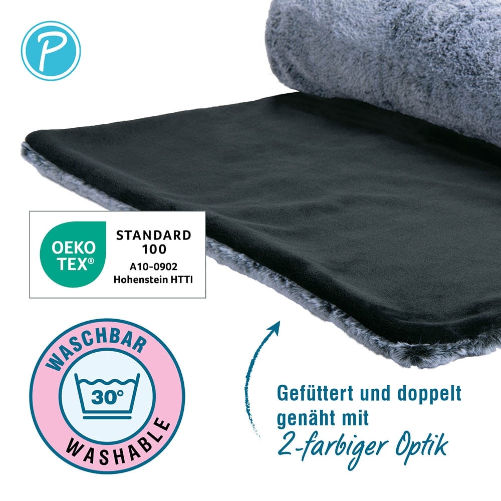 Petlando Kuscheldecke Alaska grau_3