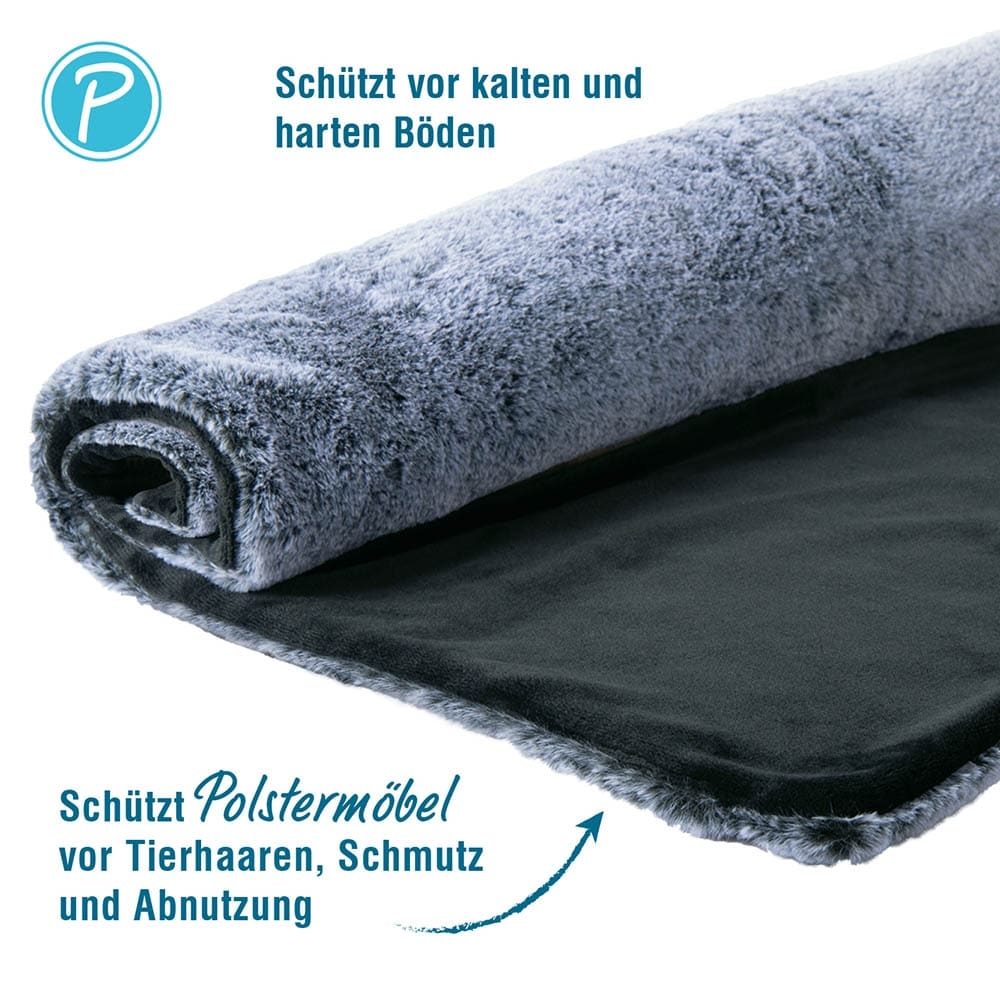 Petlando Kuscheldecke Alaska grau_1