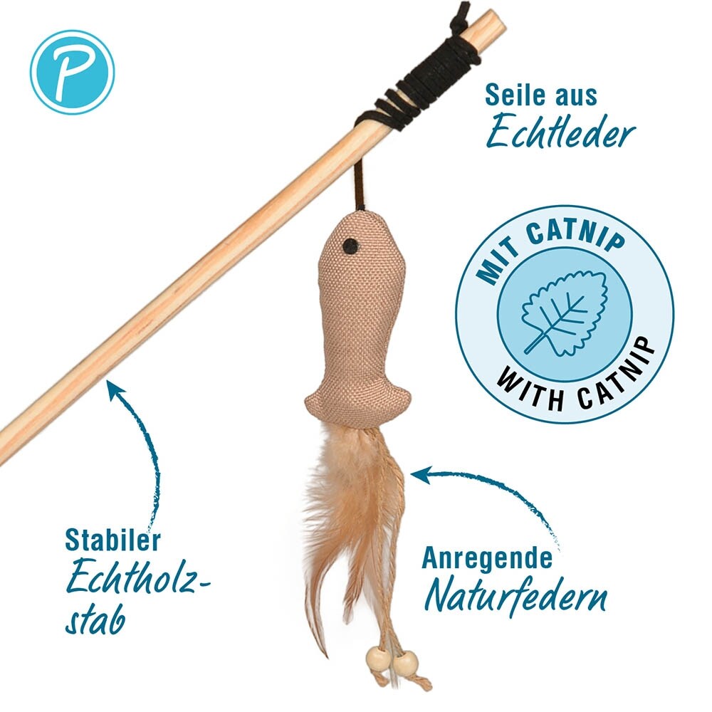 Petlando Katzenangel mit Federfisch_1