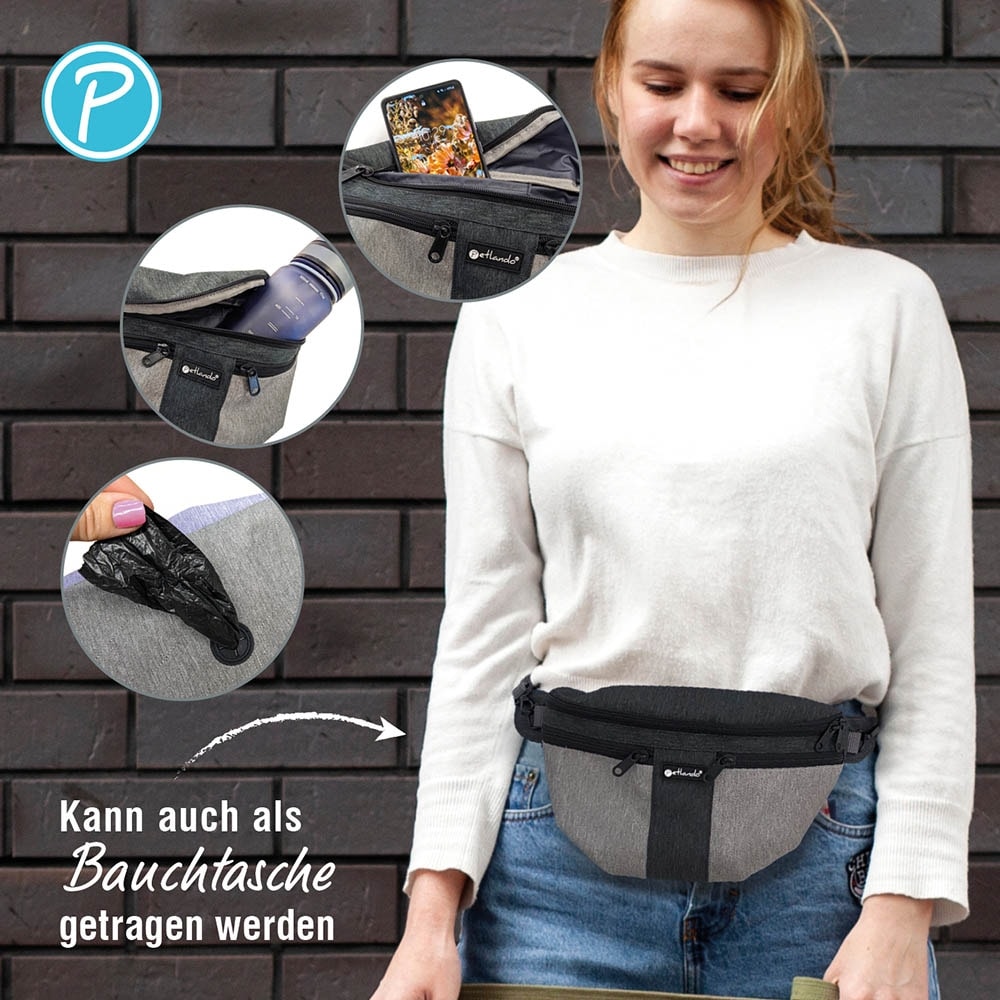 Petlando Everest Crossbag grau_2