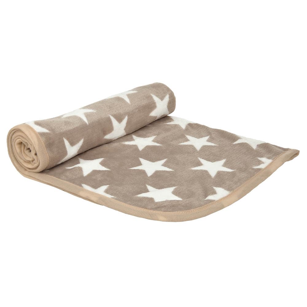 Petlando Kuscheldecke Stars beige_0