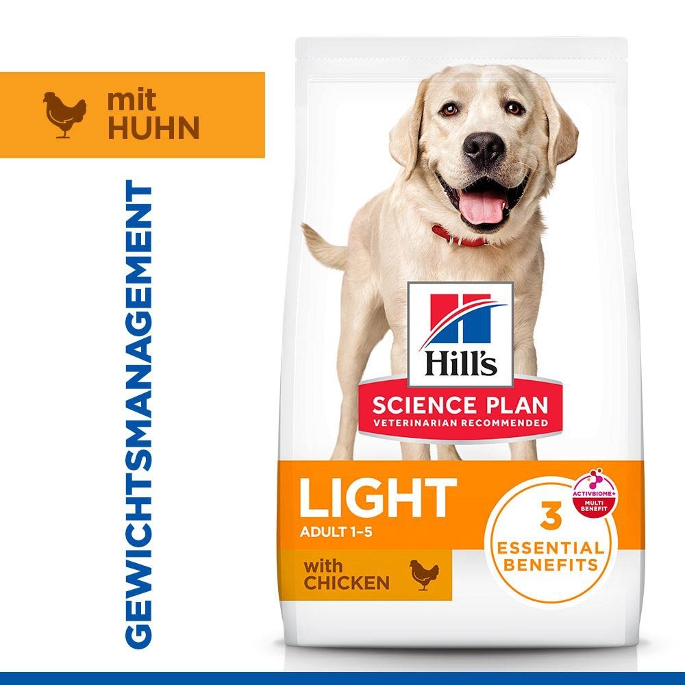 Hills Science Plan Adult Light Large Breed mit Huhn Trockenfutter für Hunde_1