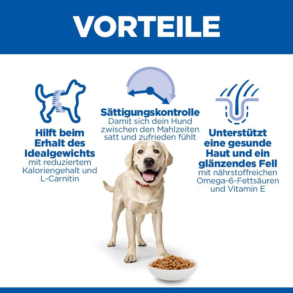 Hills Science Plan Adult Light Large Breed mit Huhn Trockenfutter für Hunde_3