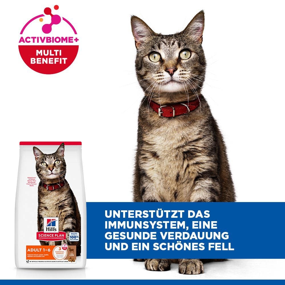 Hills Science Plan Adult Lamm und Reis Trockenfutter für Katzen_4