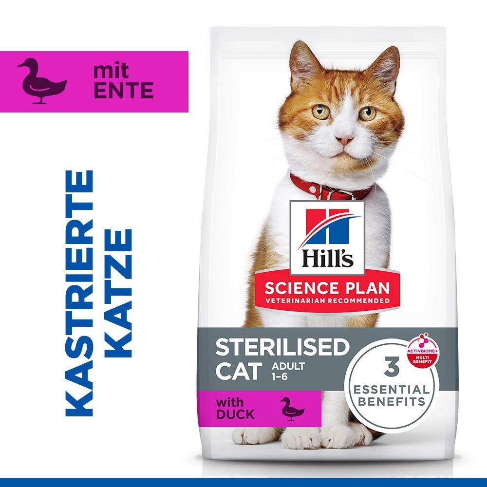 Hills Science Plan Sterilised Cat Adult mit Ente_1