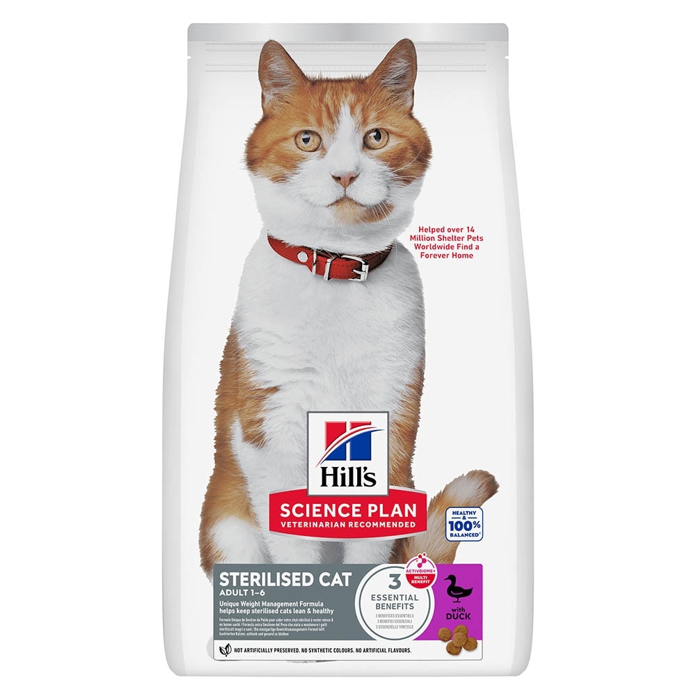 Hills Science Plan Sterilised Cat Adult mit Ente_0