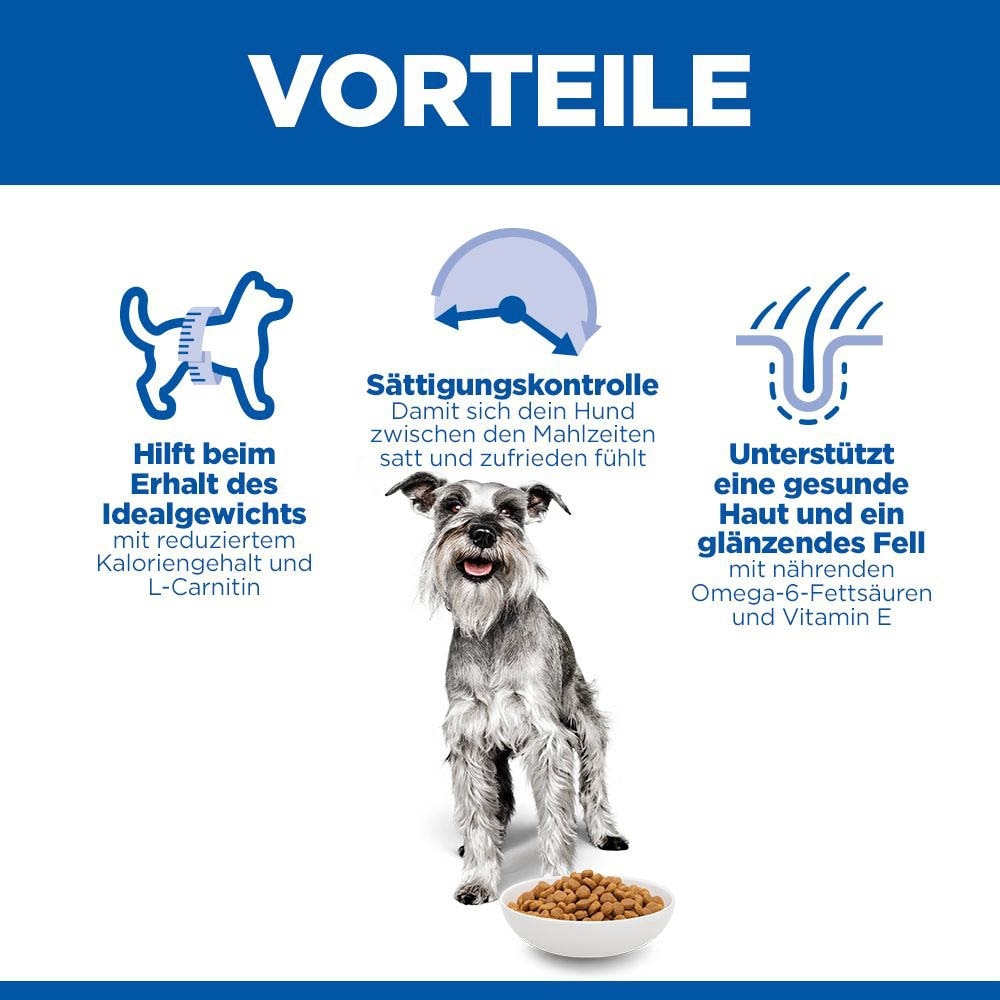 Hills Science Plan Light Small & Mini Mature Adult 7+ Trockenfutter für Hunde mit Huhn_3
