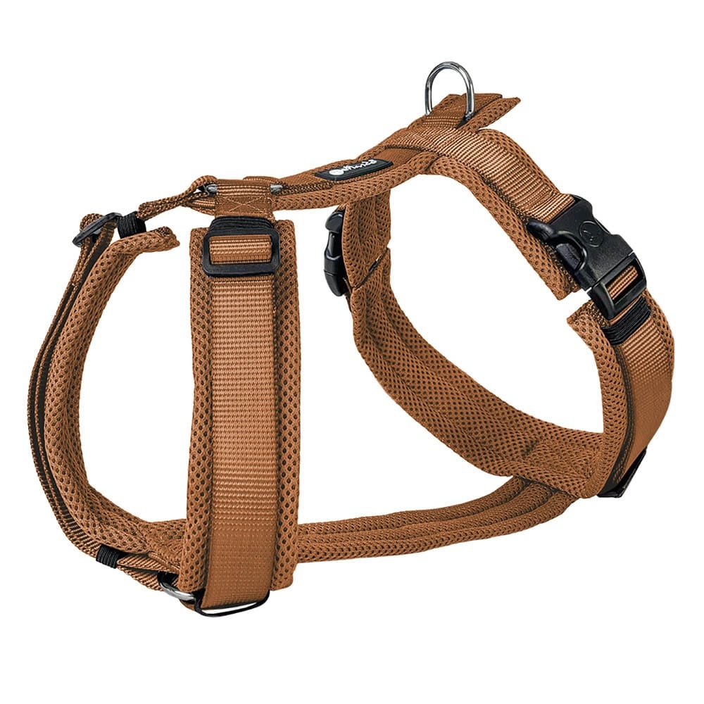 Petlando Mesh Y-Comfort Geschirr cognac_0