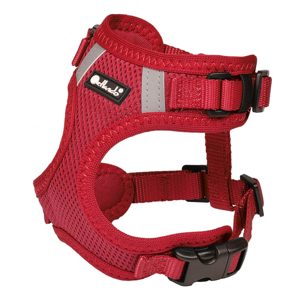 Petlando Mesh Vest Geschirr rot_0
