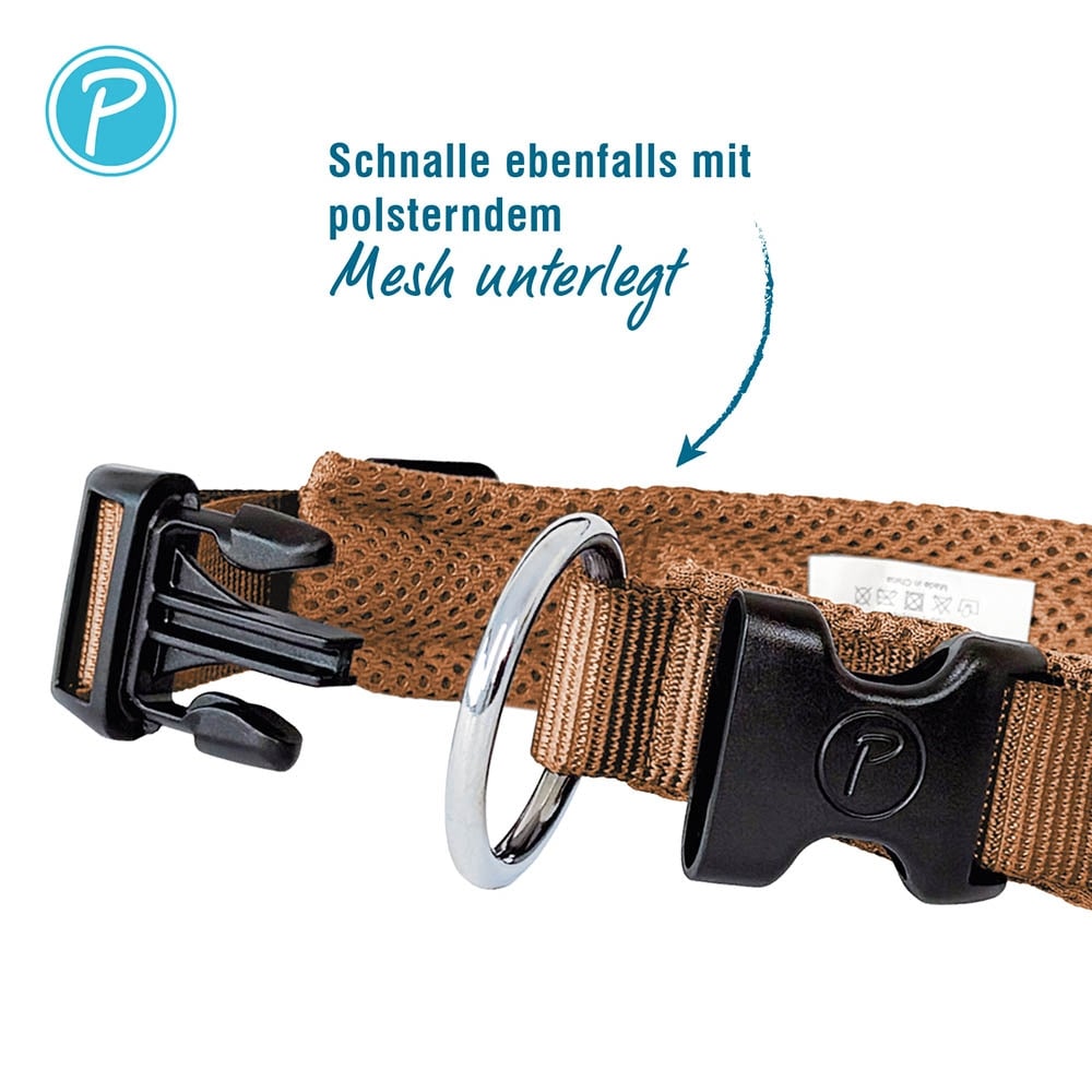 Petlando Mesh Halsband cognac_2