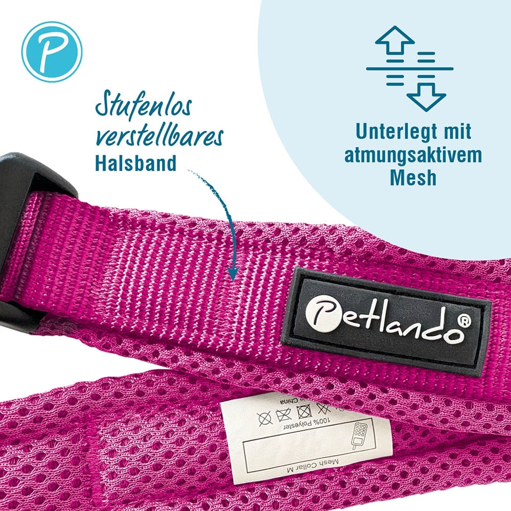 Petlando Mesh Halsband fuchsia_1