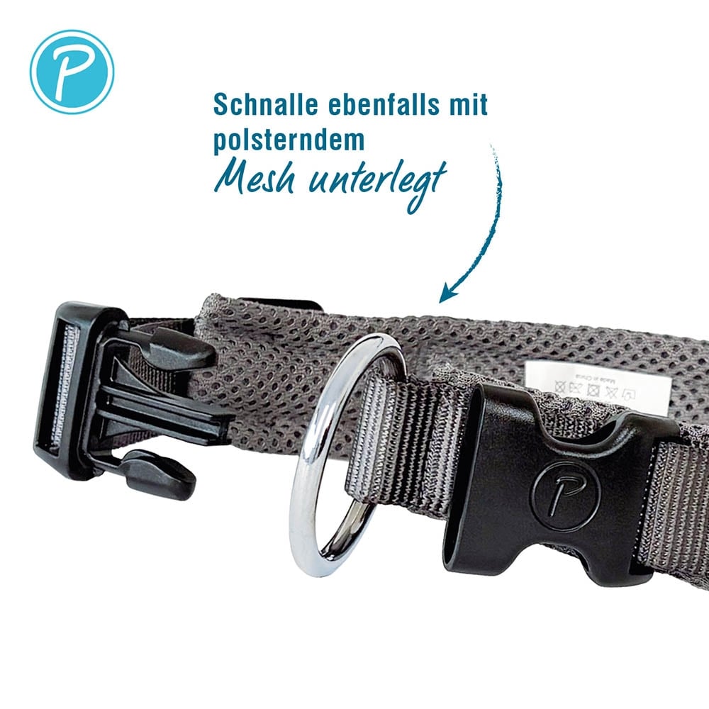 Petlando Mesh Halsband anthrazit_2