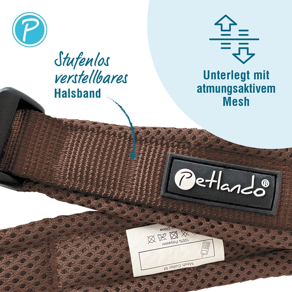 Petlando Mesh Halsband mokka_1