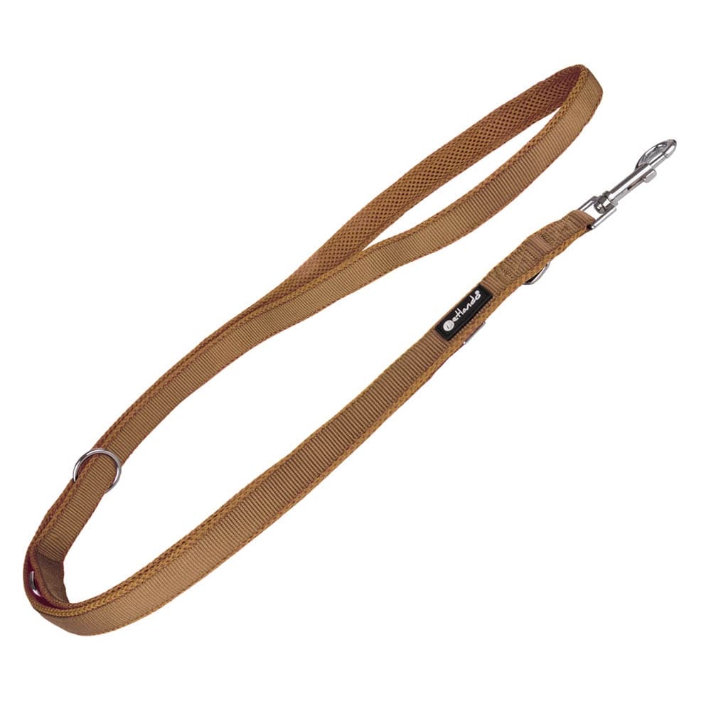 Petlando Mesh verstellbare Führleine cognac_0