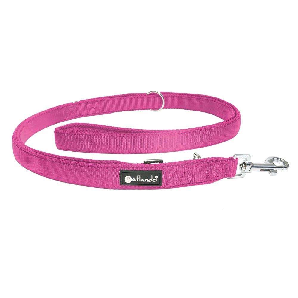 Petlando Mesh verstellbare Führleine fuchsia_0
