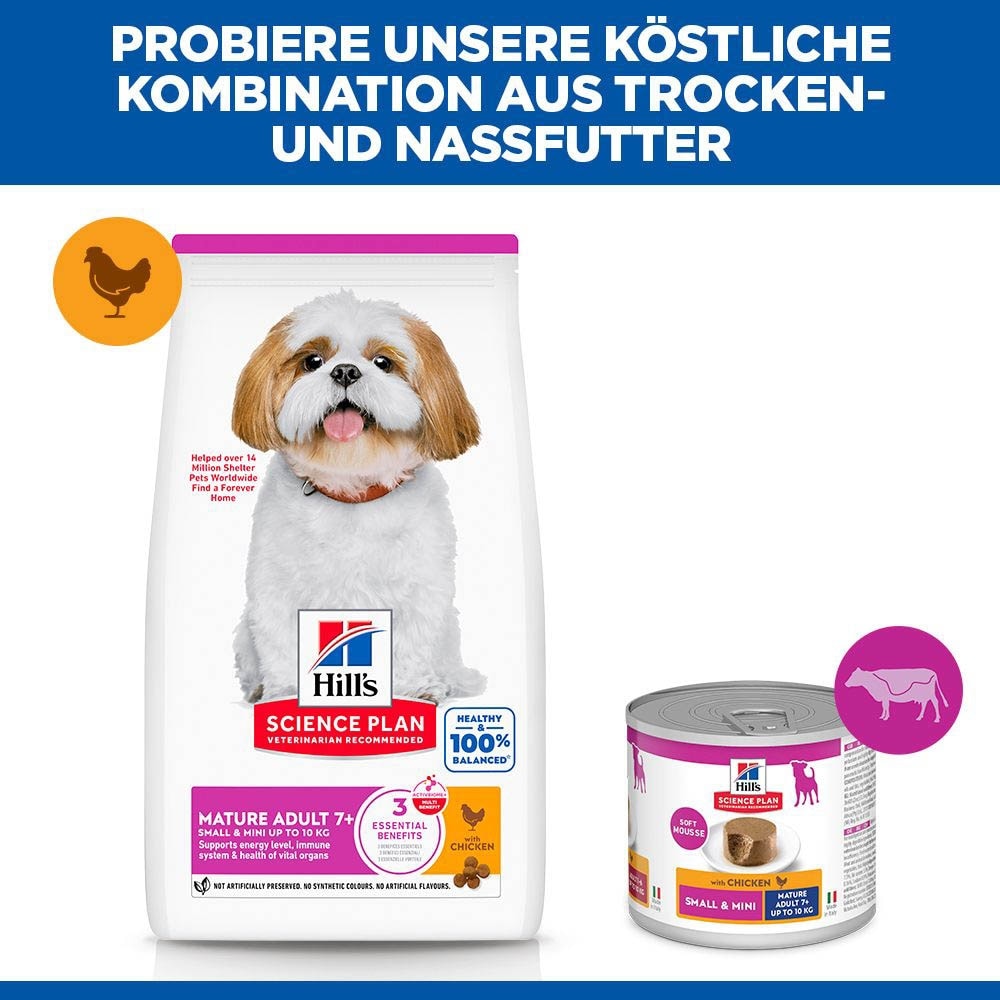 Hills Science Plan Mature Adult  Small & Mini Trockenfutter für Hunde_4