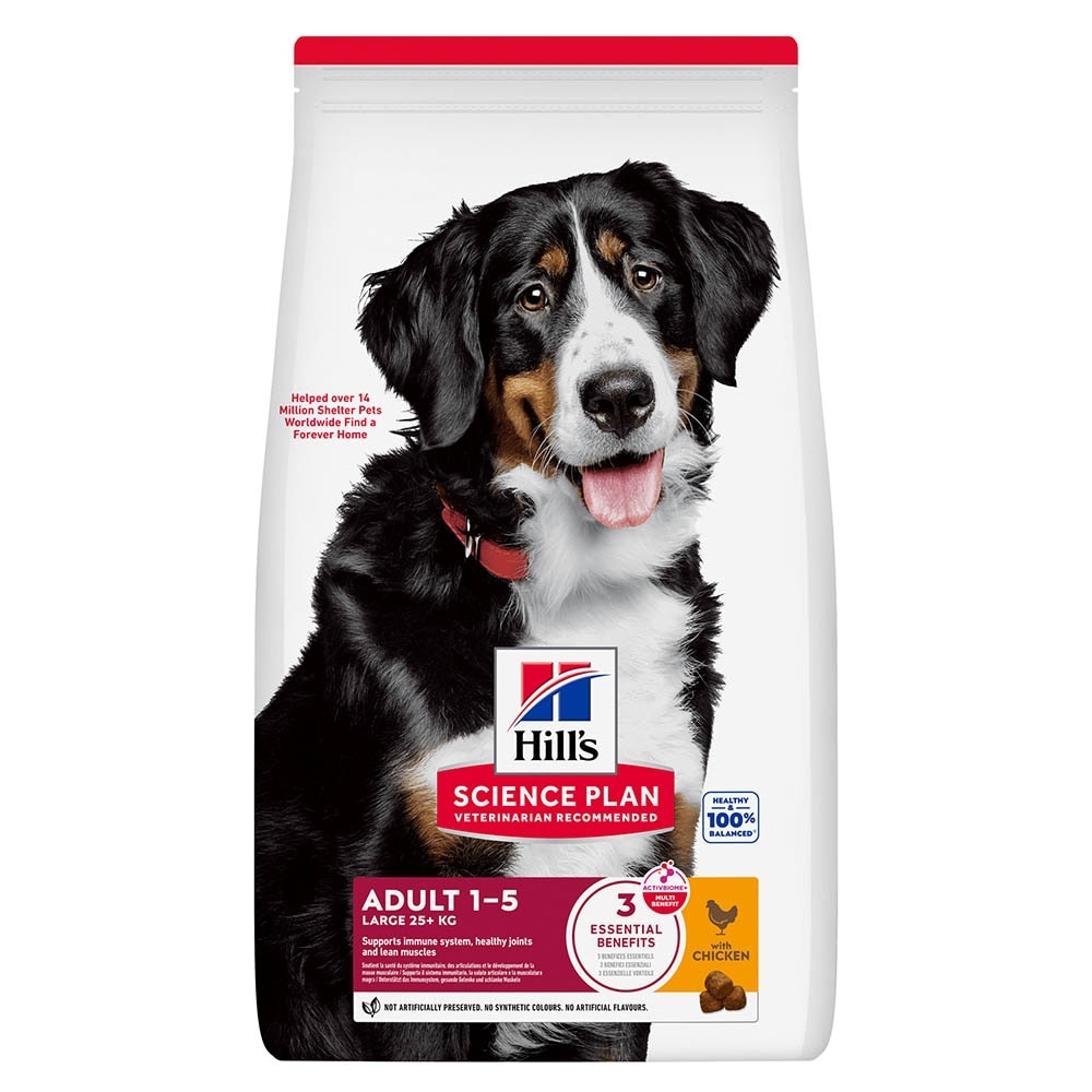 Hills Science Plan Adult Large Breed mit Huhn Trockenfutter für Hunde_0